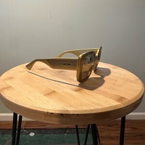 Moschino Metallic Gold Sunglasses